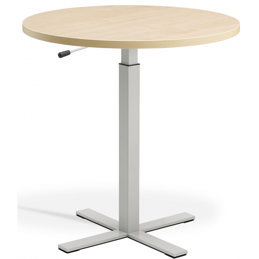 Boost Gas Lift Single Leg Table for Round Tops